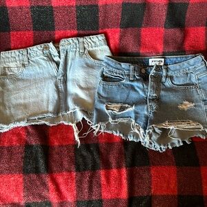 RSQ Jean skirt and shorts
